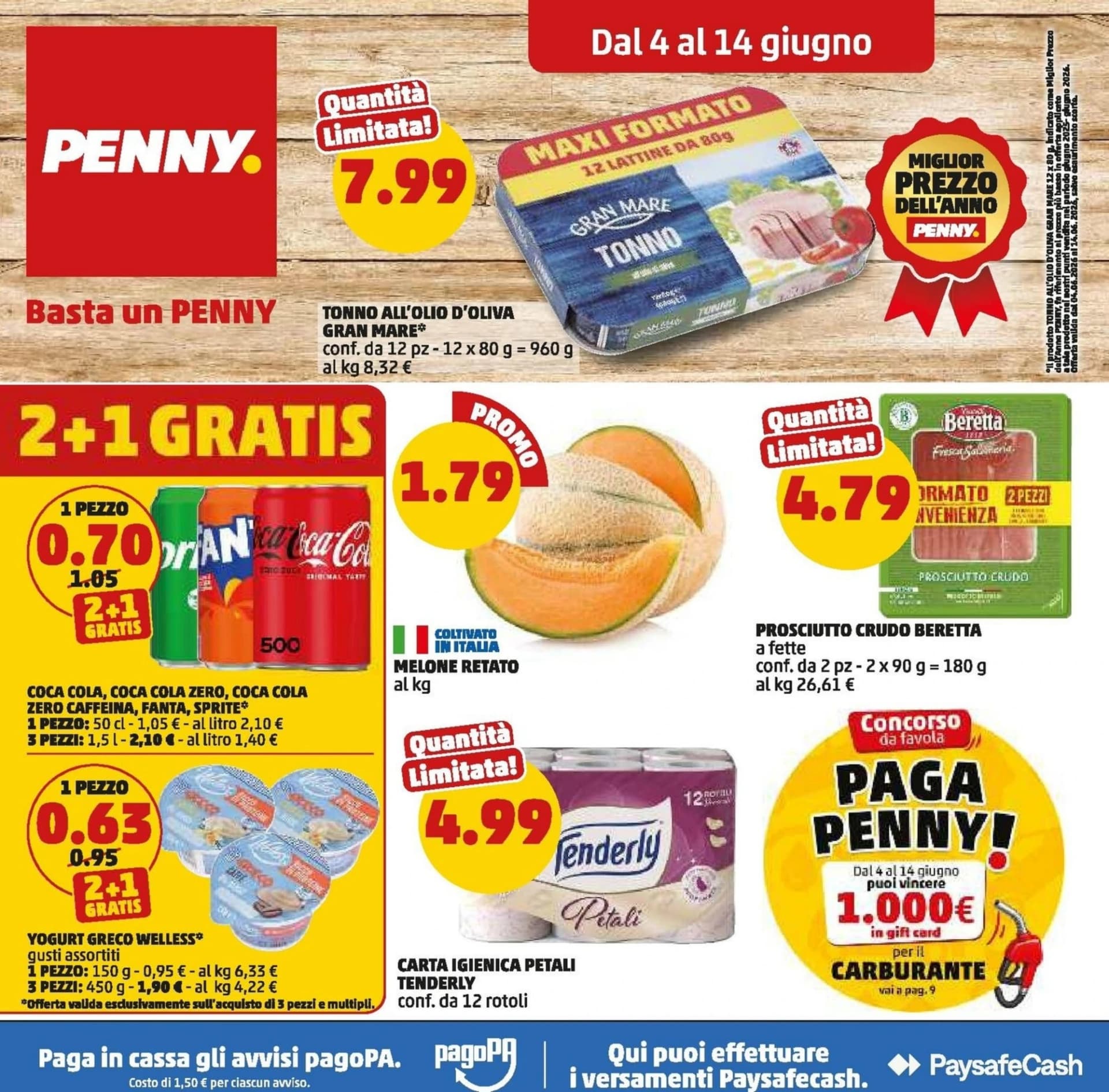 Pagina 1 - Anteprima Volantino Penny: Offerte valide dal 4 al 14 Giugno 2026