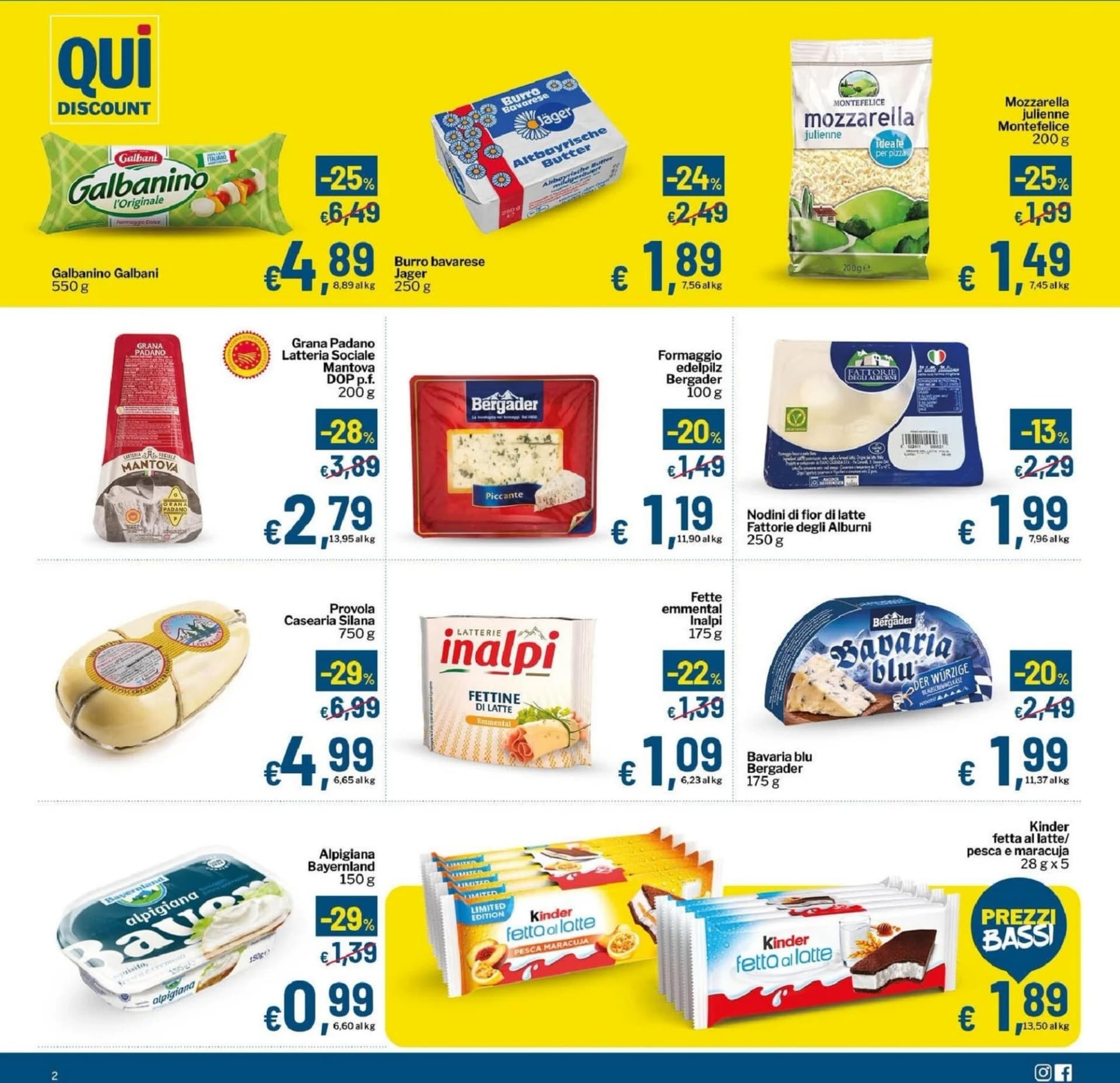 Pagina 2 - Anteprima Volantino Qui Discount: Offerte valide dal 2 al 14 Giugno 2026