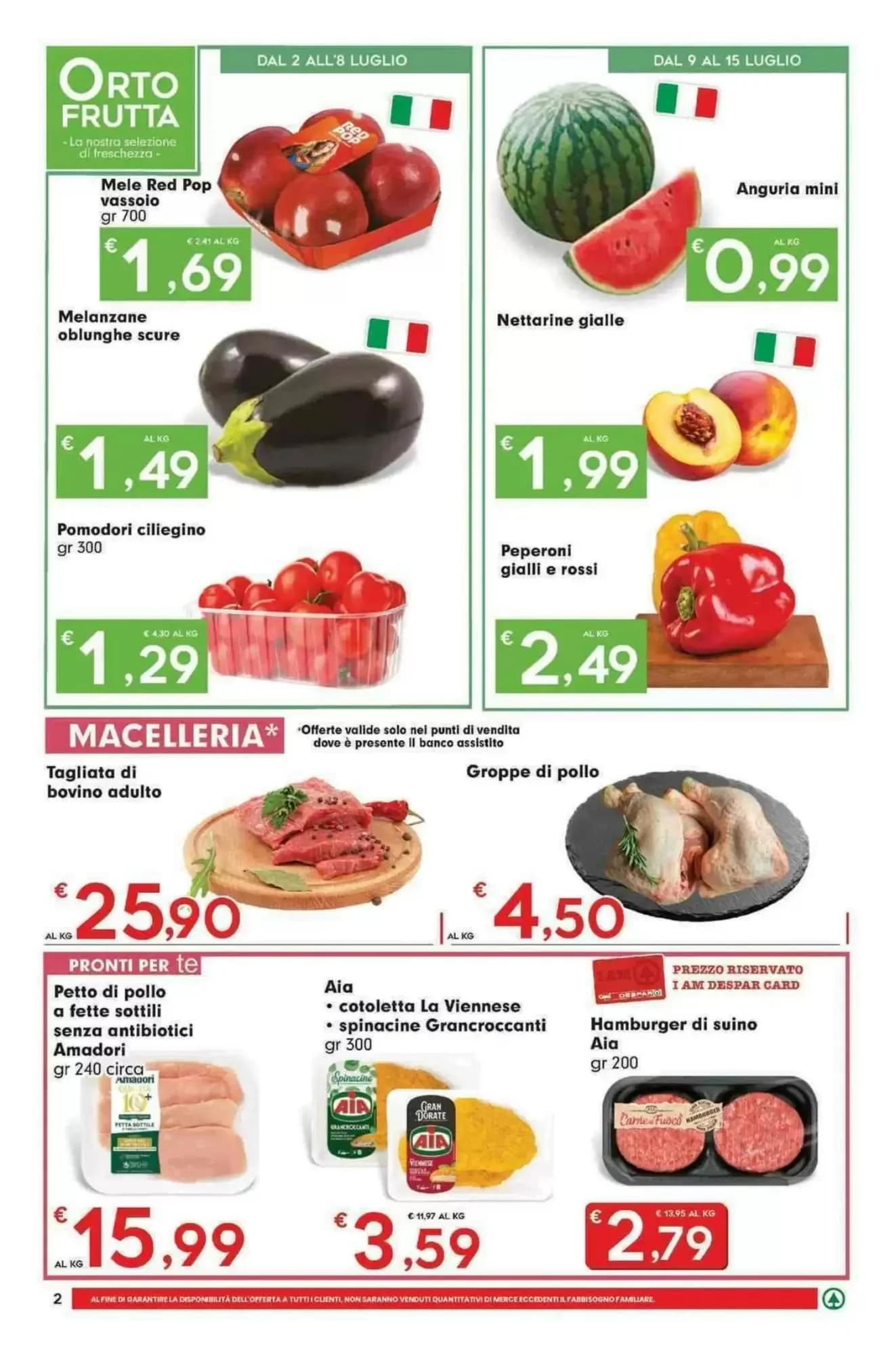 Pagina 2 - Anteprima Volantino Despar Express: Offerte valide dal 2 al 15 Luglio 2026