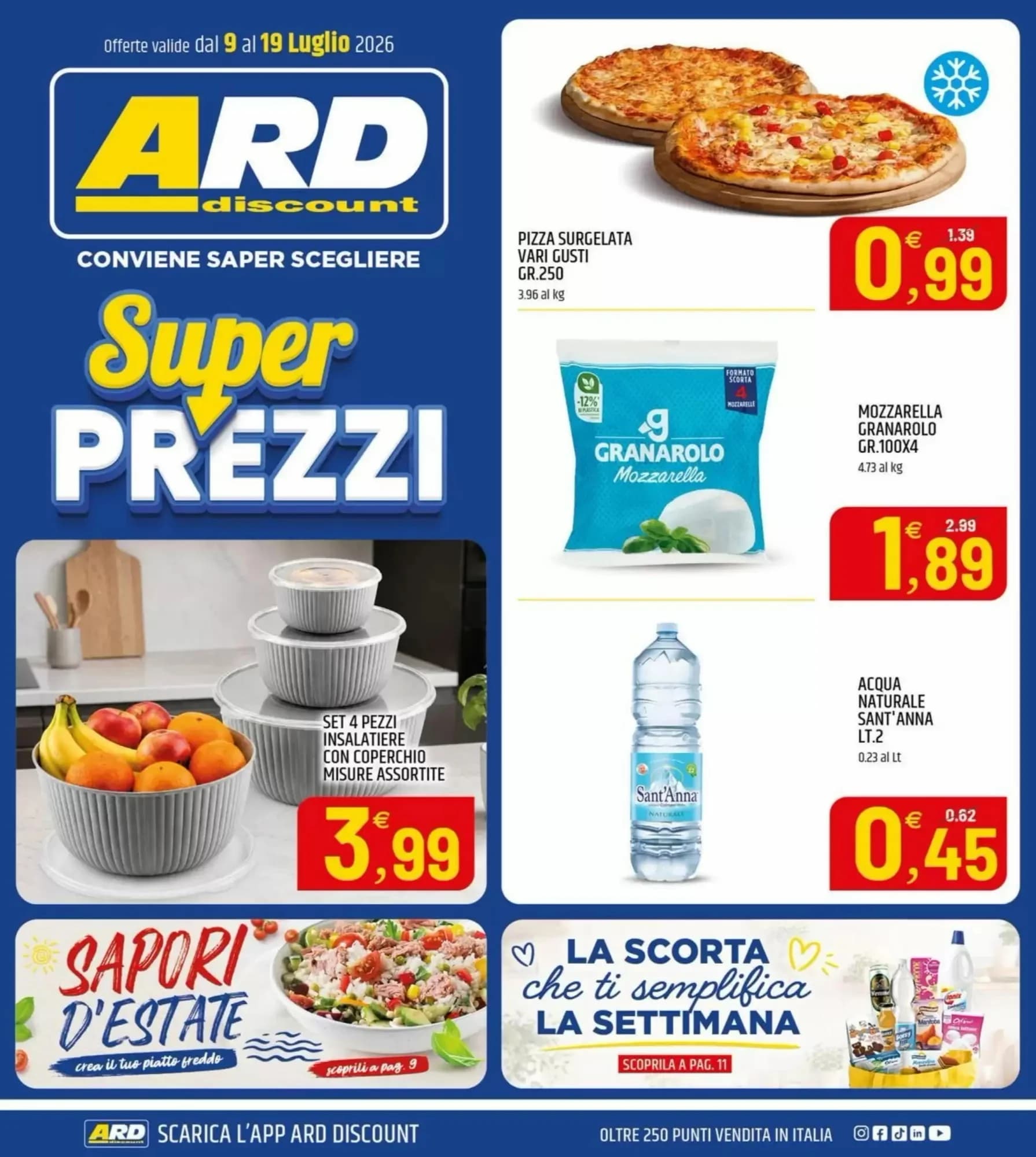 Pagina 1 - Anteprima Volantino Ard: Offerte valide dal 9 al 19 Luglio 2026