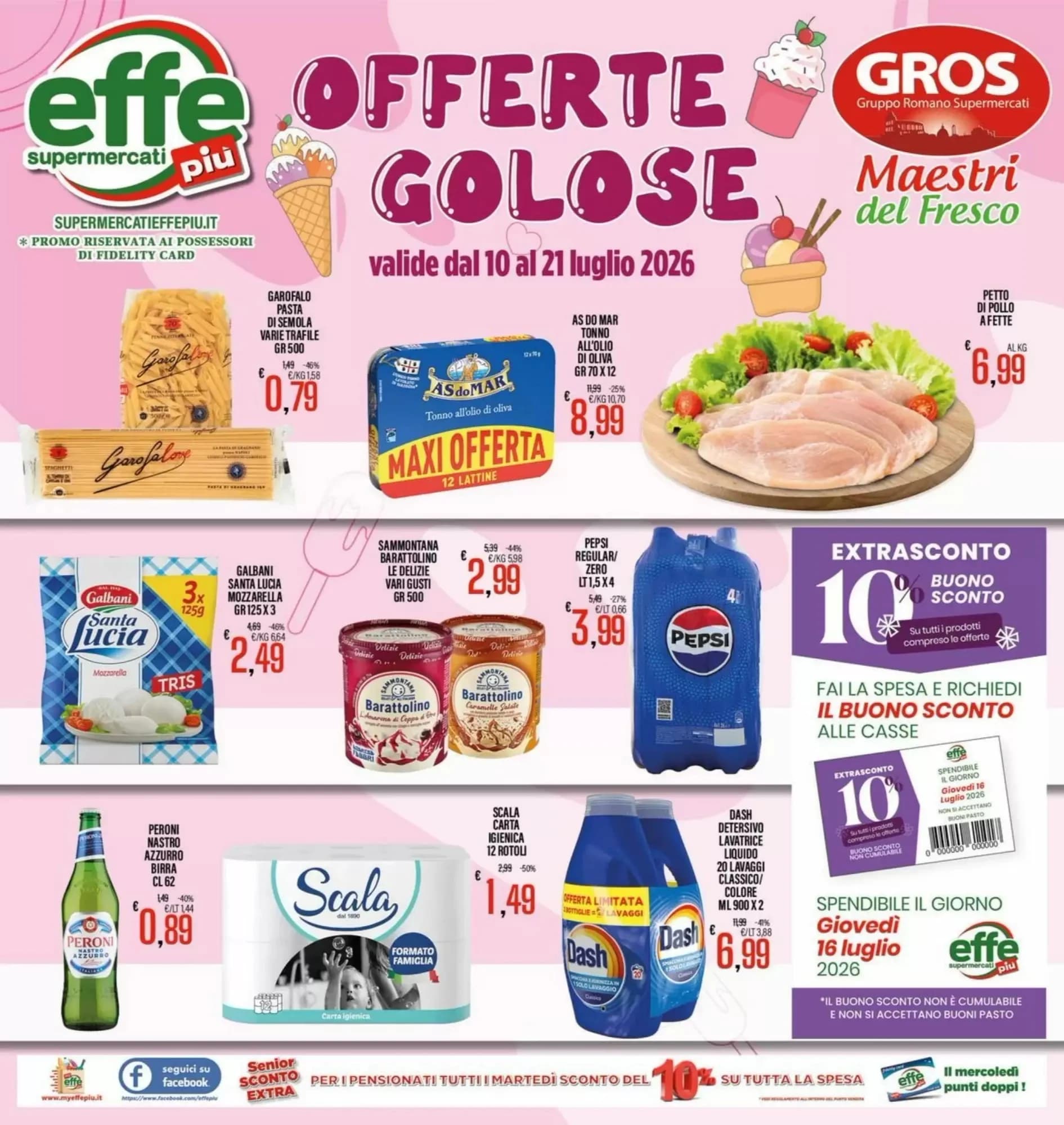 Pagina 1 - Anteprima Volantino Effepiù: Offerte valide dal 10 al 21 Luglio 2026