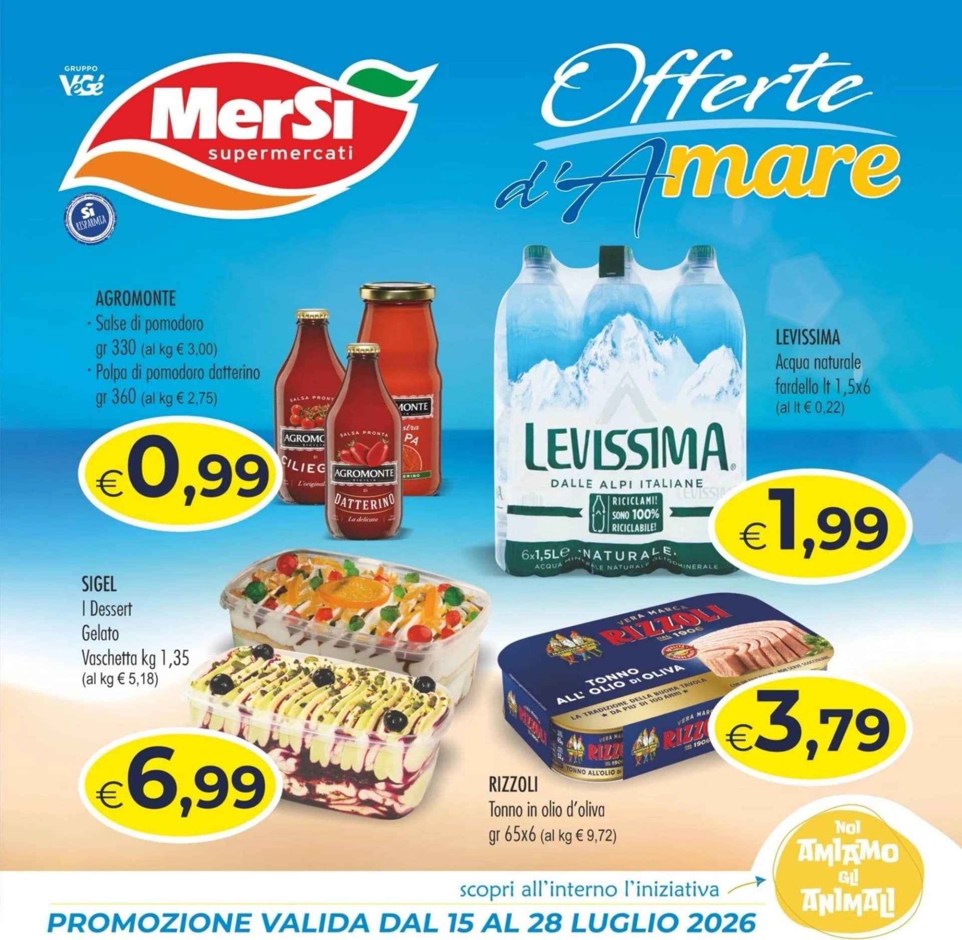 Pagina 1 - Anteprima Volantino Mersi Messina: Offerte valide dal 15 al 28 Luglio 2026