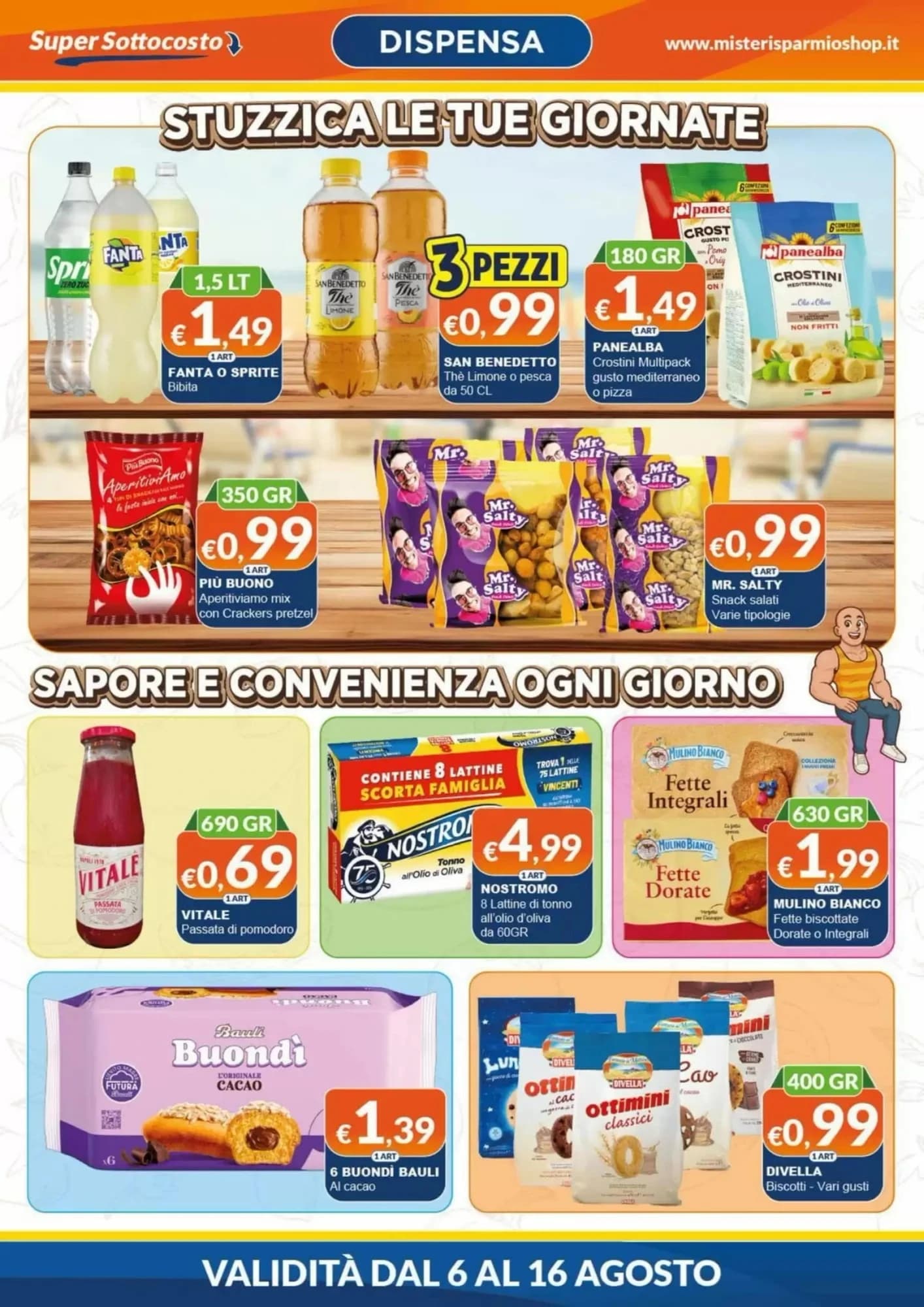 Pagina 2 - Anteprima Volantino Mister Risparmio: Offerte valide dal 6 Agosto 2026 al 16 Agosto 2026