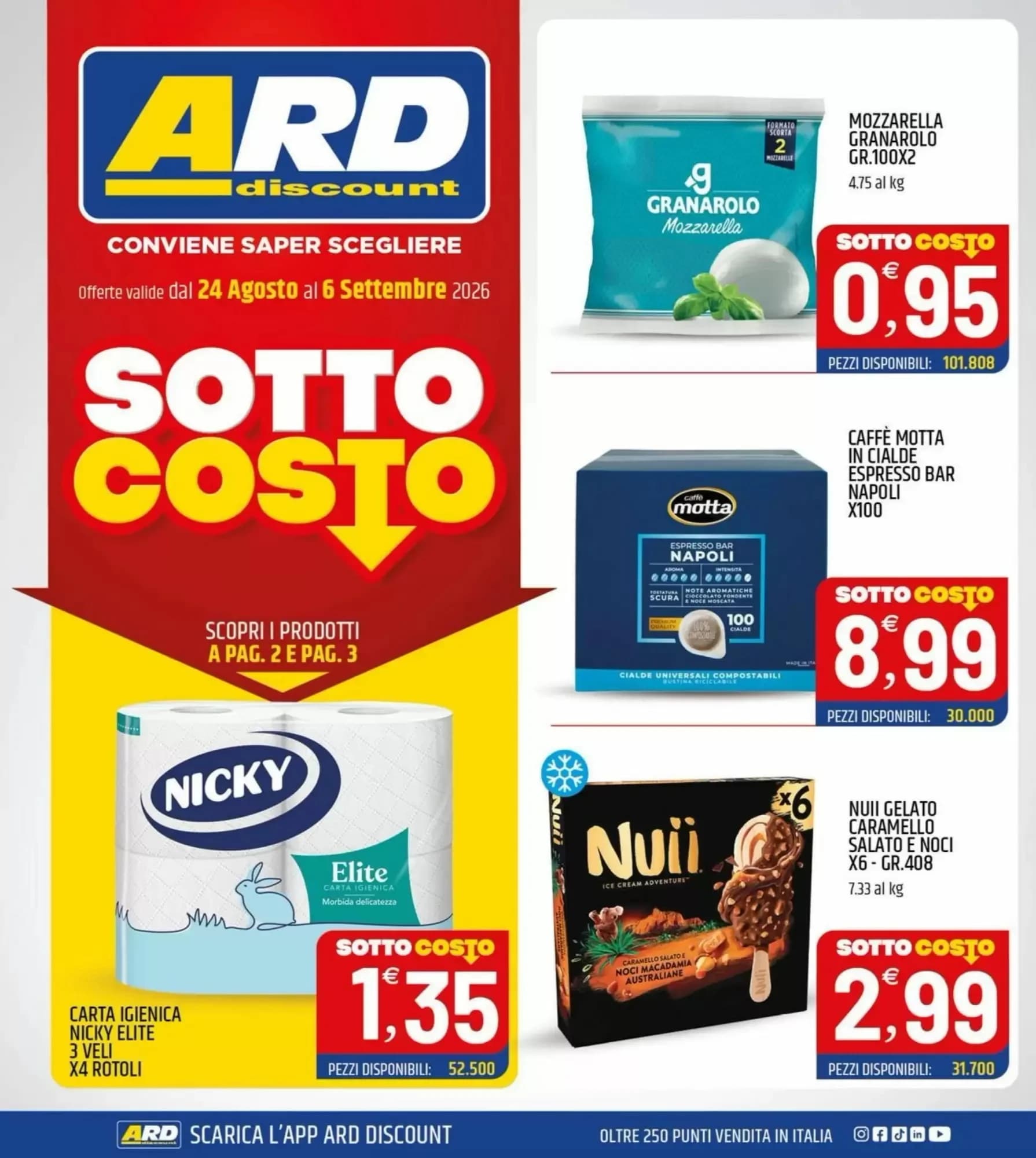 Pagina 1 - Anteprima Volantino Ard: Offerte valide dal 24 Agosto 2026 al 6 Settembre 2026
