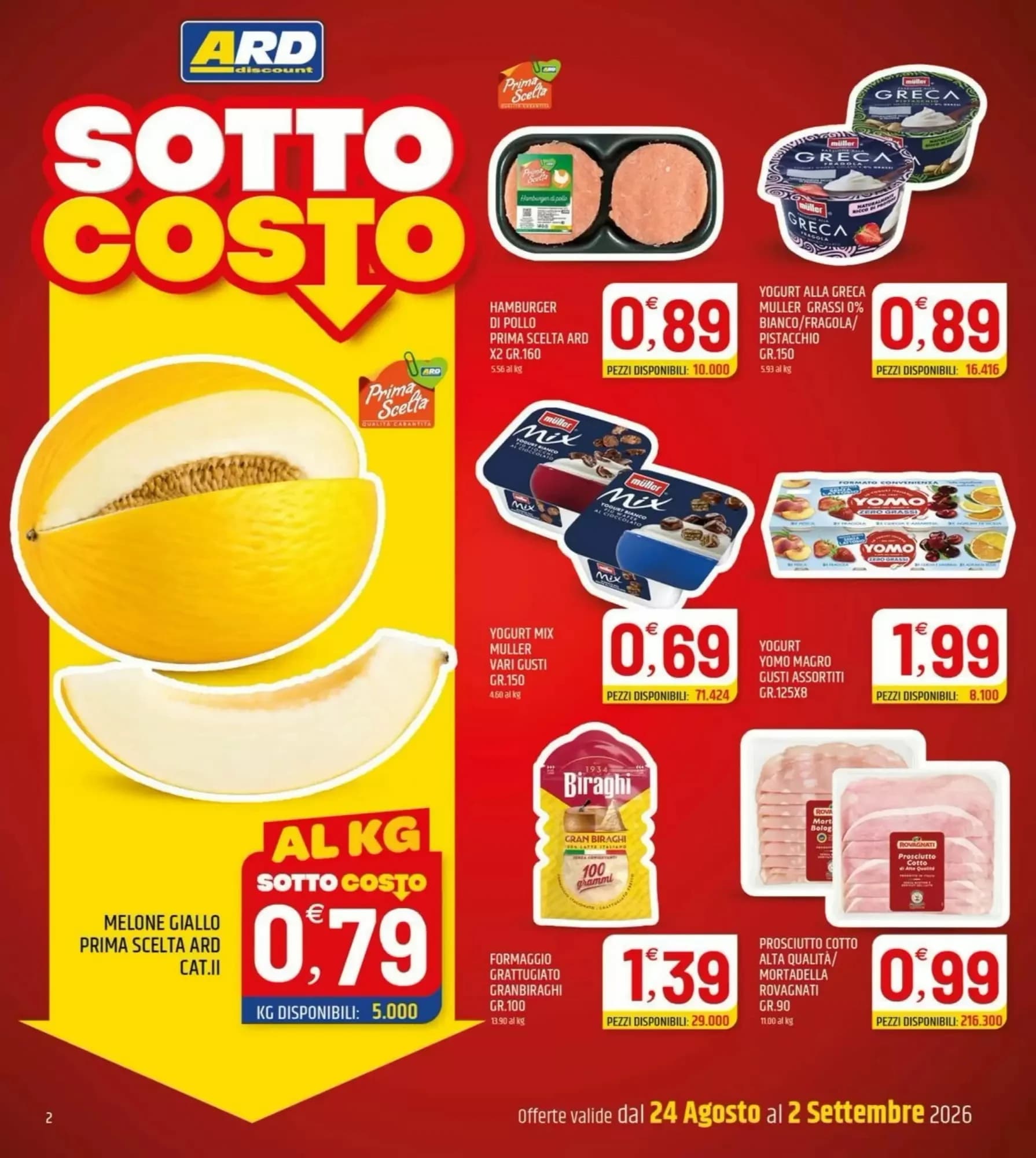 Pagina 2 - Anteprima Volantino Ard: Offerte valide dal 24 Agosto 2026 al 6 Settembre 2026