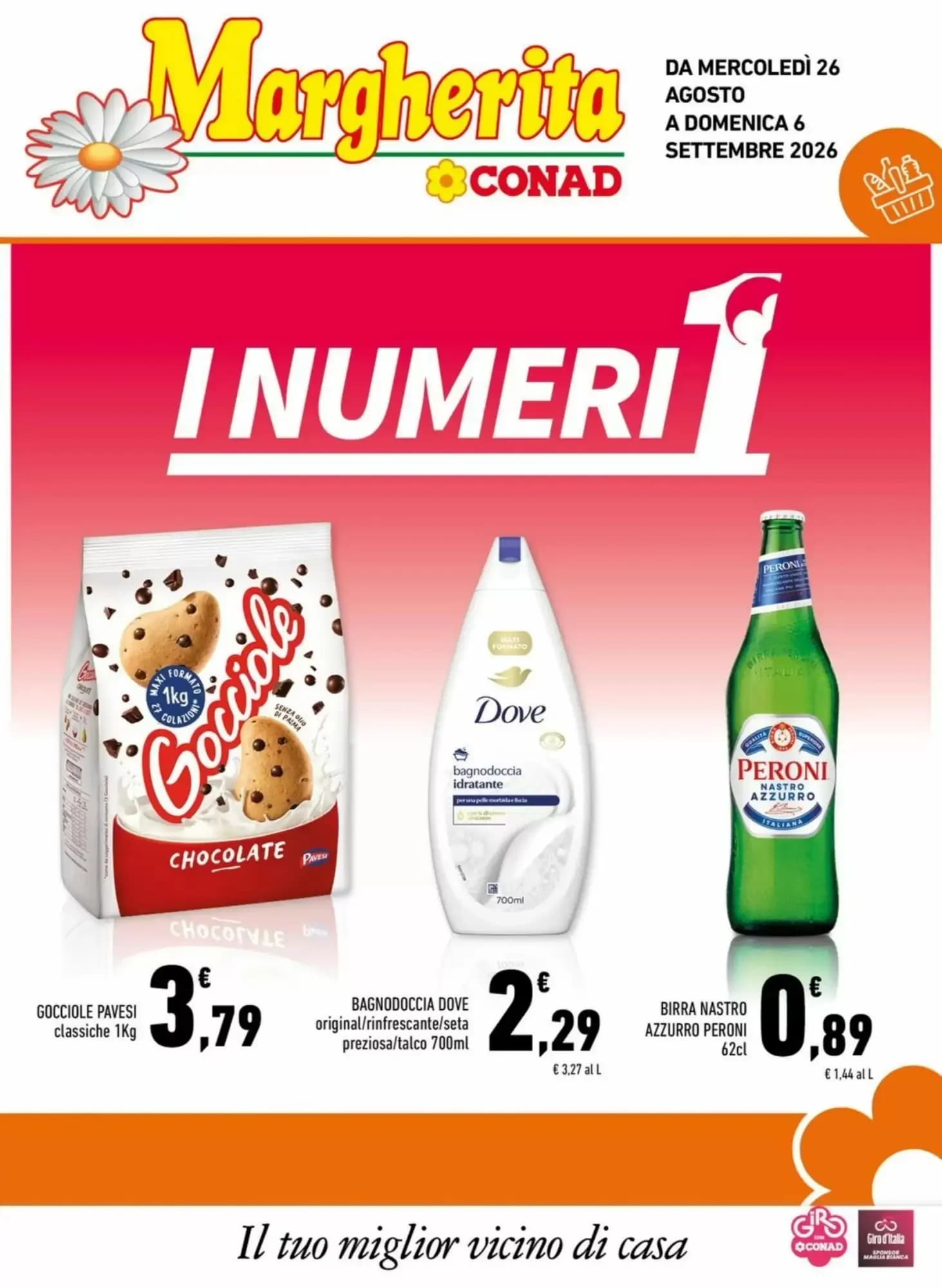 Pagina 1 - Anteprima Volantino Margherita: Offerte valide dal 26 Agosto 2026 al 6 Settembre 2026