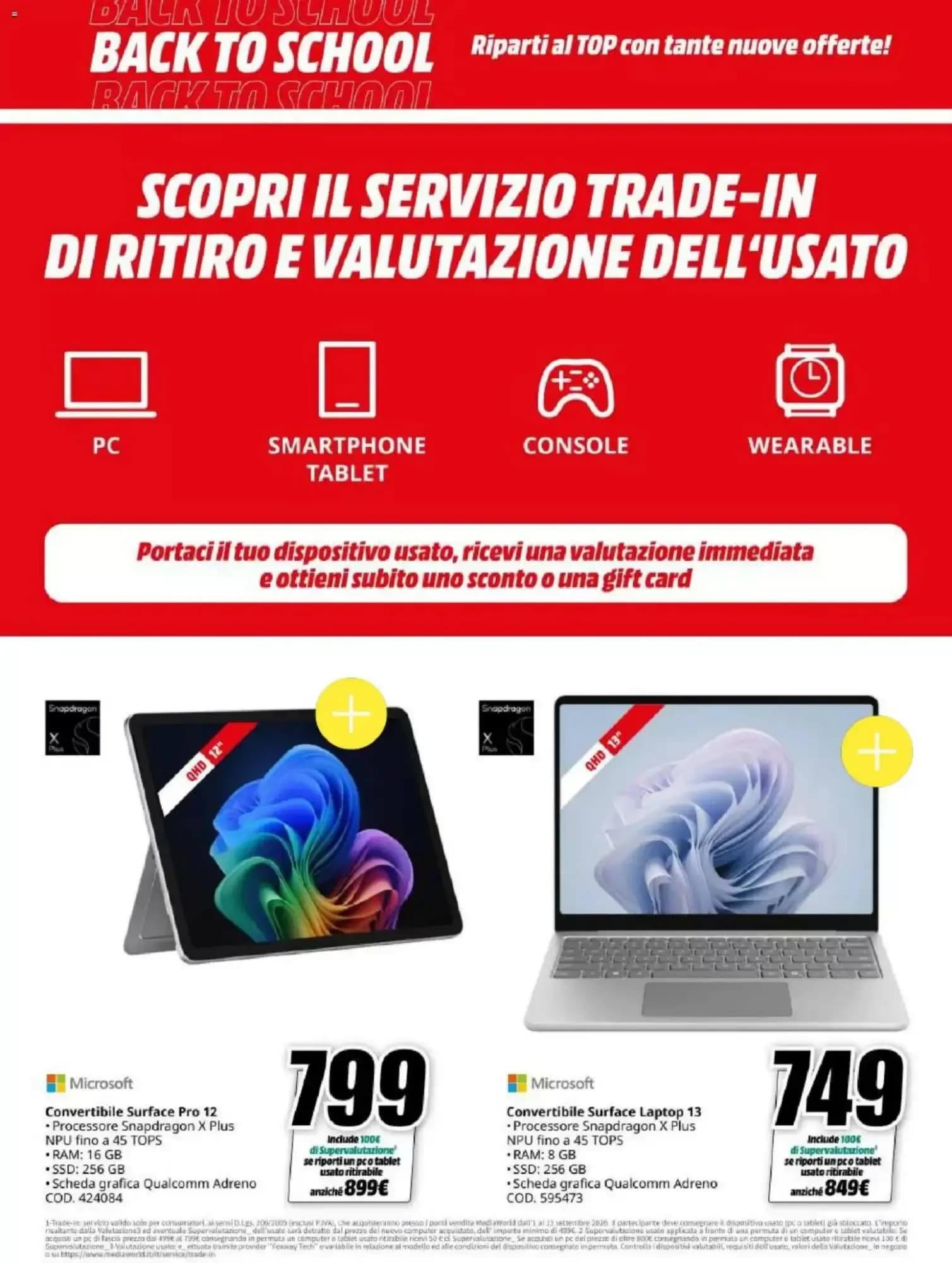 Pagina 2 - Anteprima Volantino MediaWorld: Offerte valide dal 1 Settembre 2026 al 13 Settembre 2026
