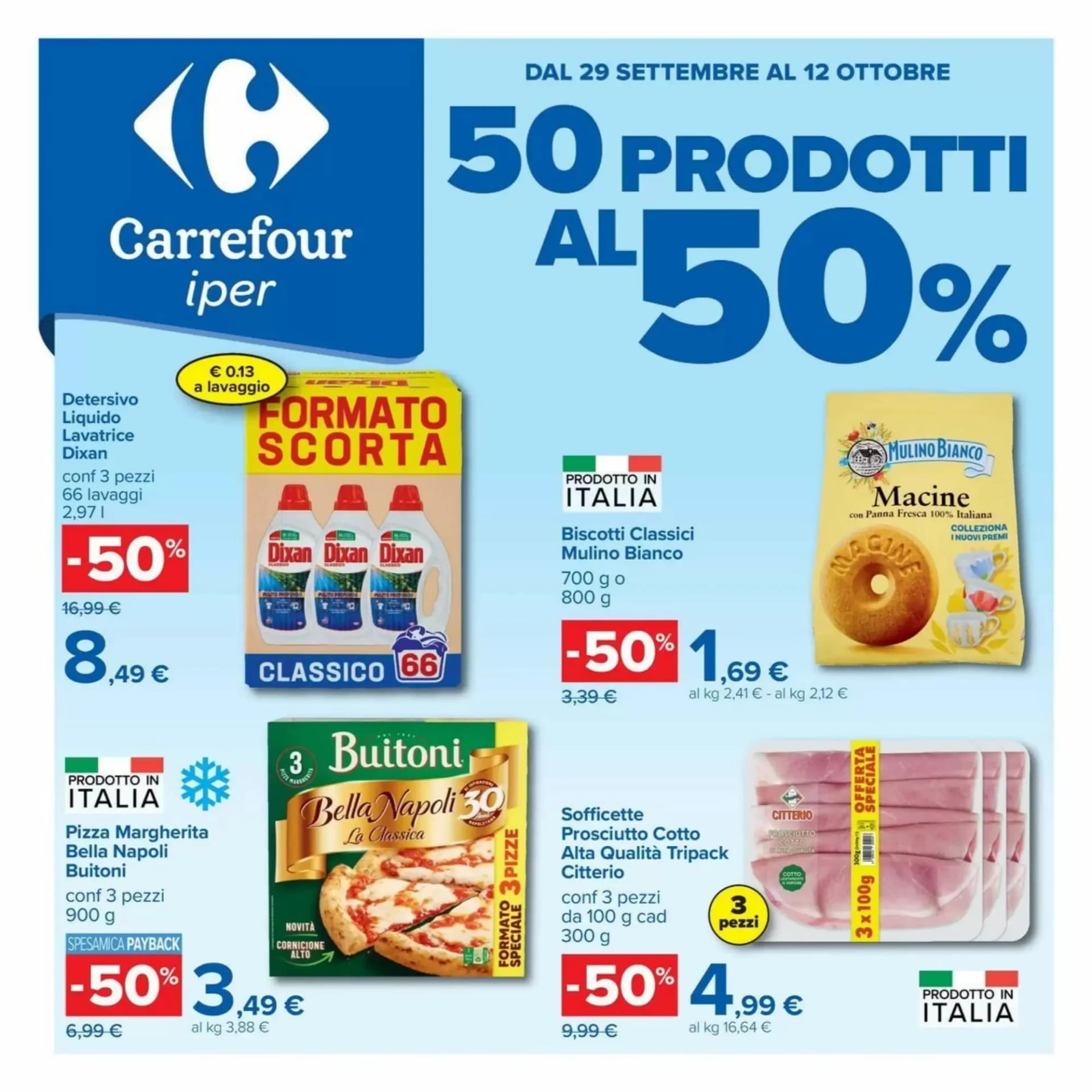 Pagina 1 - Anteprima Volantino Carrefour Ipermercati: Offerte valide dal 29 Settembre 2026 al 12 Ottobre 2026