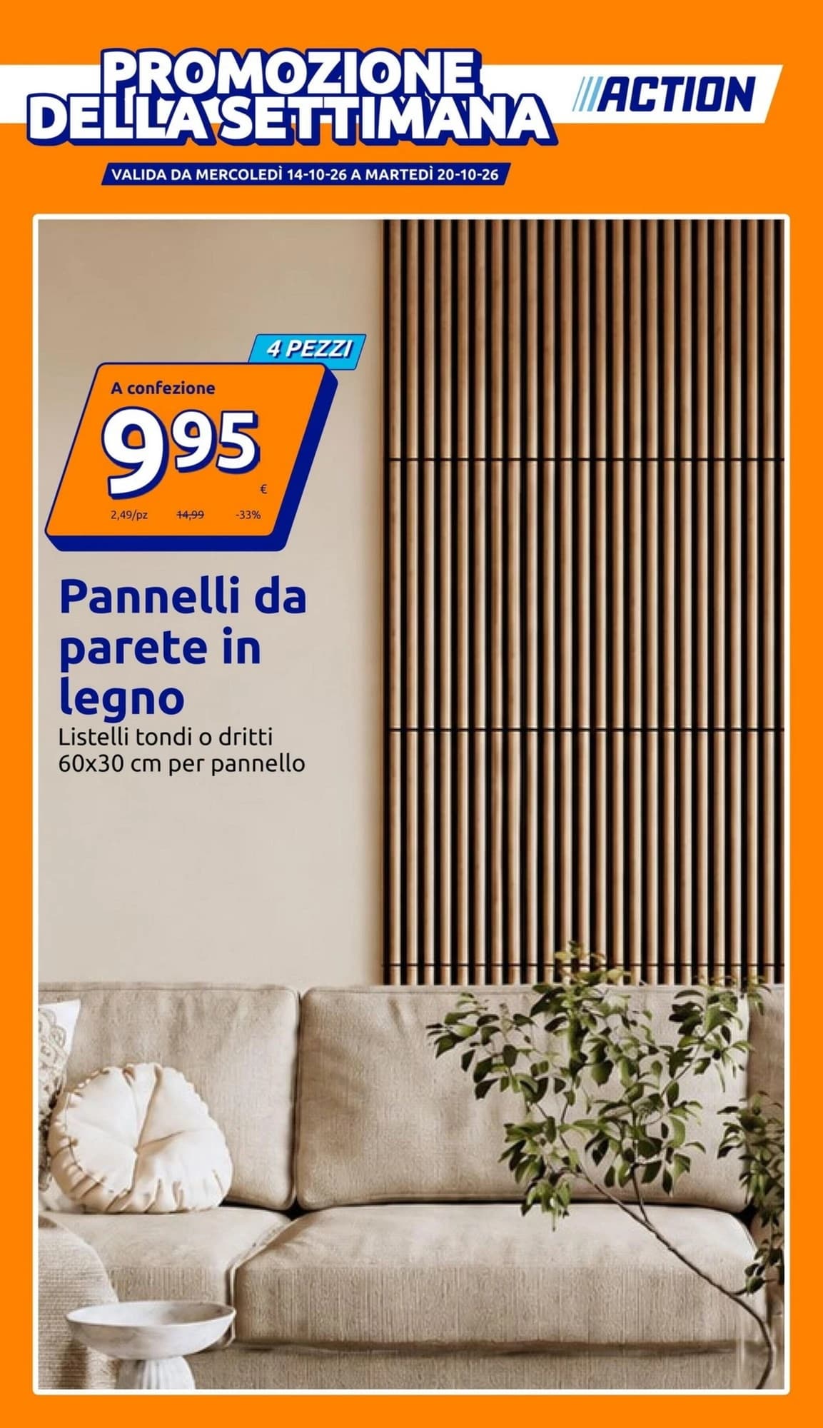 Pagina 1 - Anteprima Volantino Action: Offerte valide dal 14 Ottobre 2026 al 20 Ottobre 2026