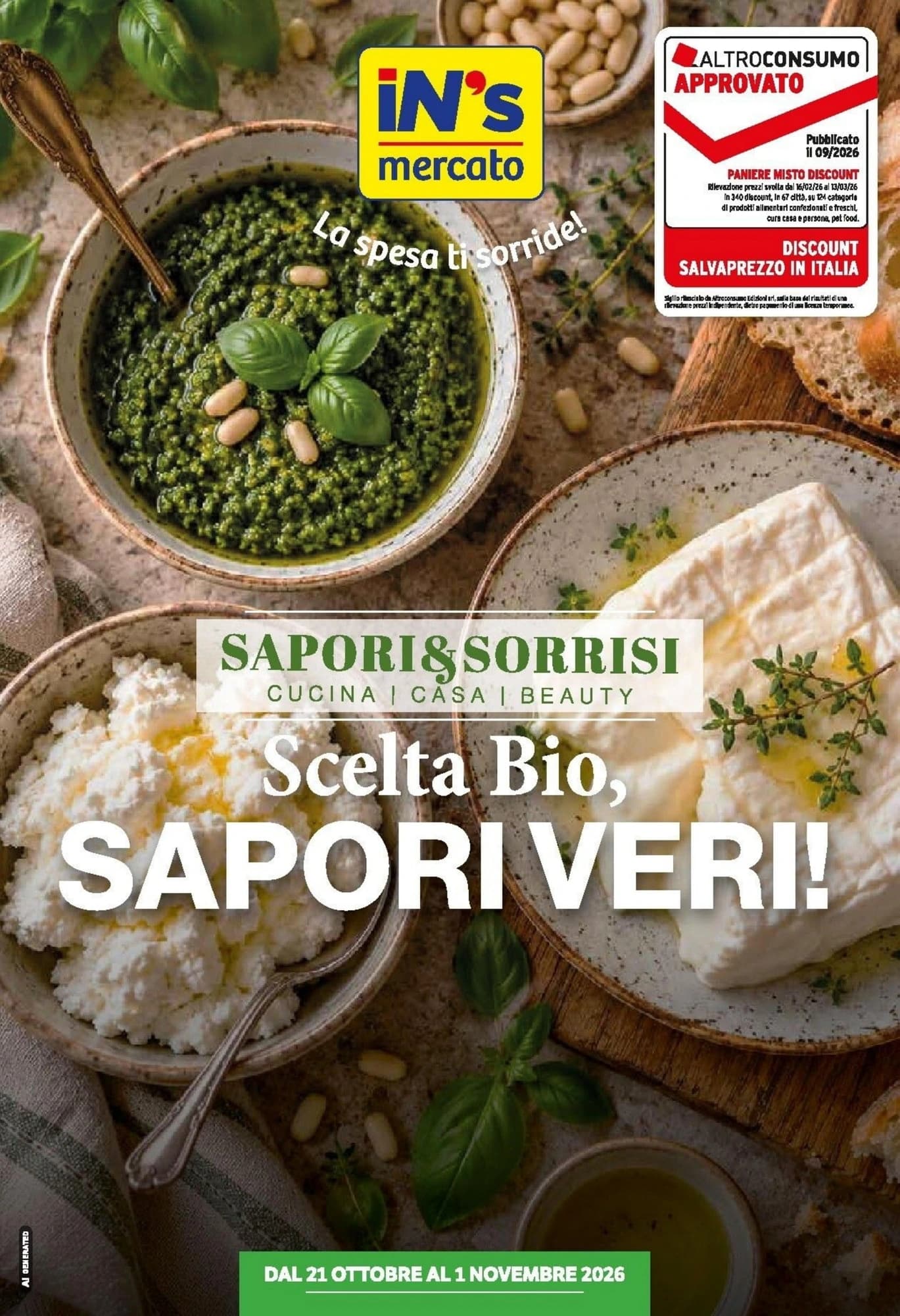 Pagina 1 - Anteprima Volantino Ins Discount: Offerte valide dal 21 Ottobre al 1 Novembre 2026