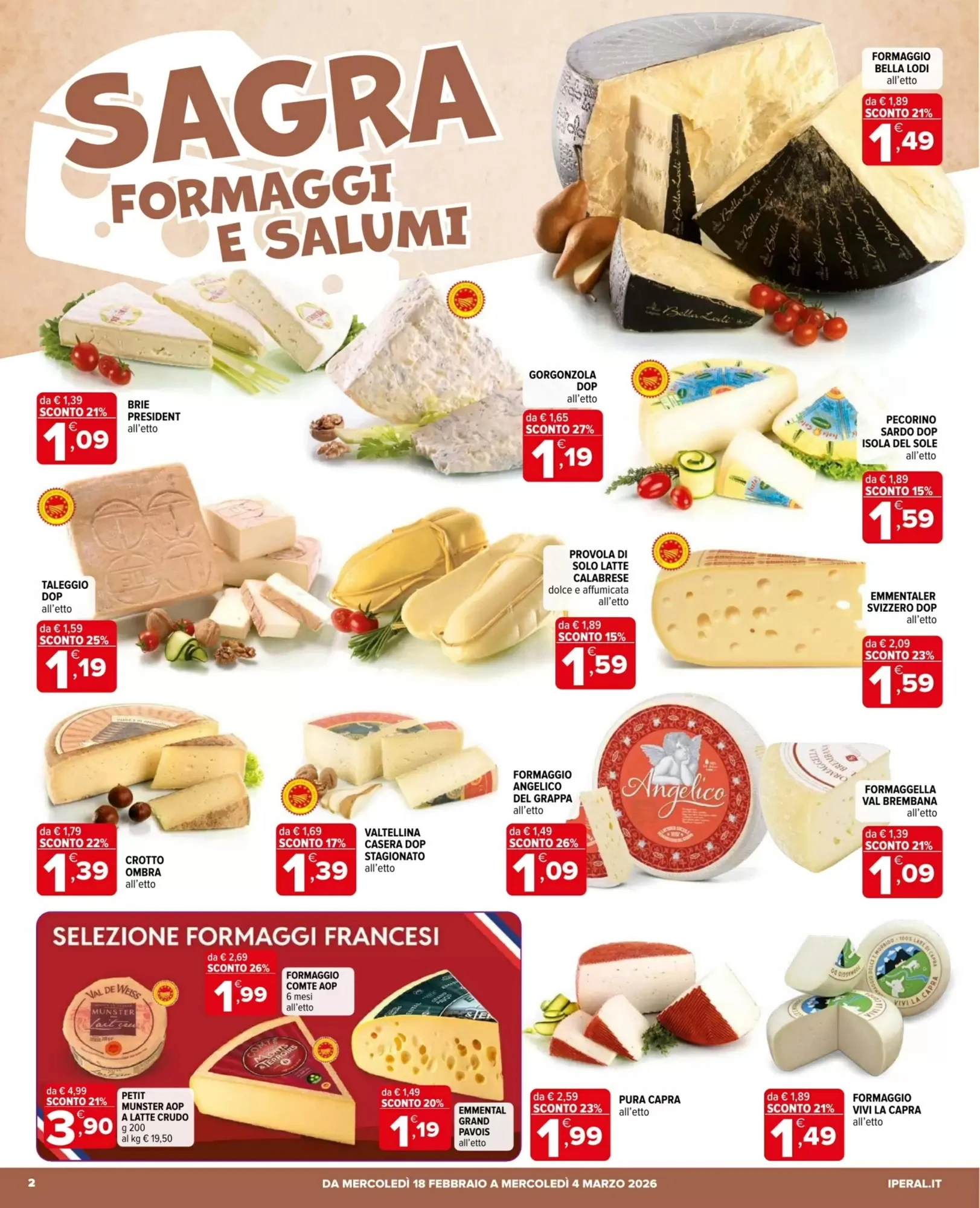 Pagina 2 - Anteprima Volantino Iperal dal 18 Febbraio 2026 al 4 Marzo 2026