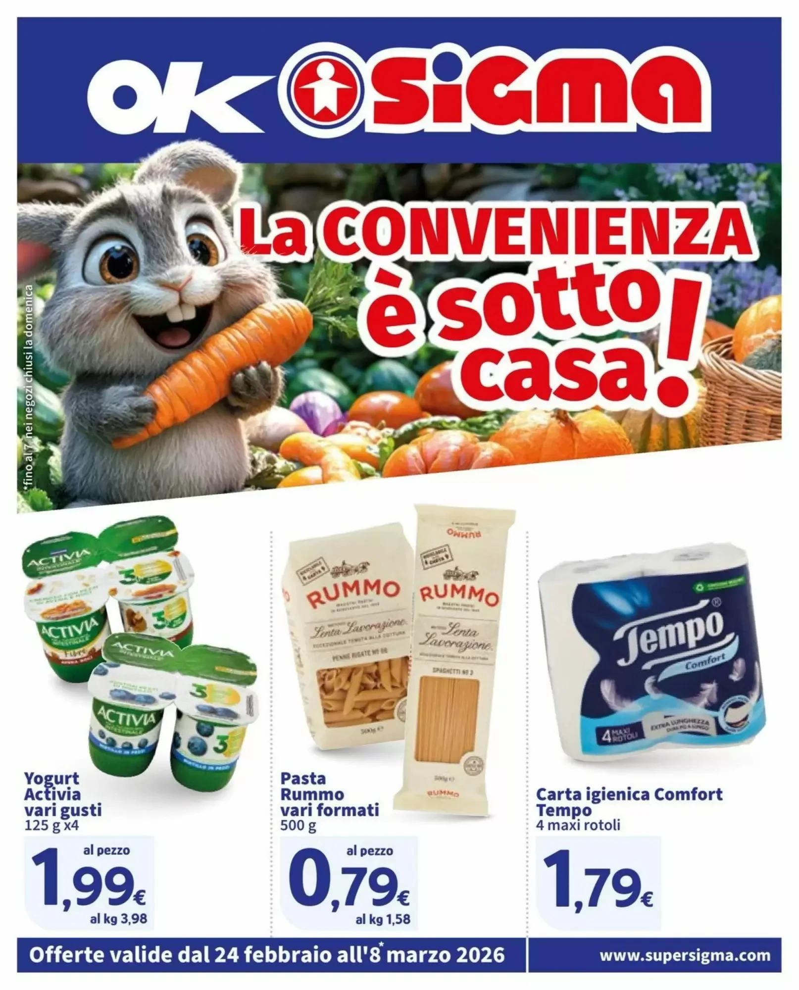 Pagina 1 - Anteprima Nuovo Volantino Ok Sigma dal 24 Febbraio al 8 Marzo 2026