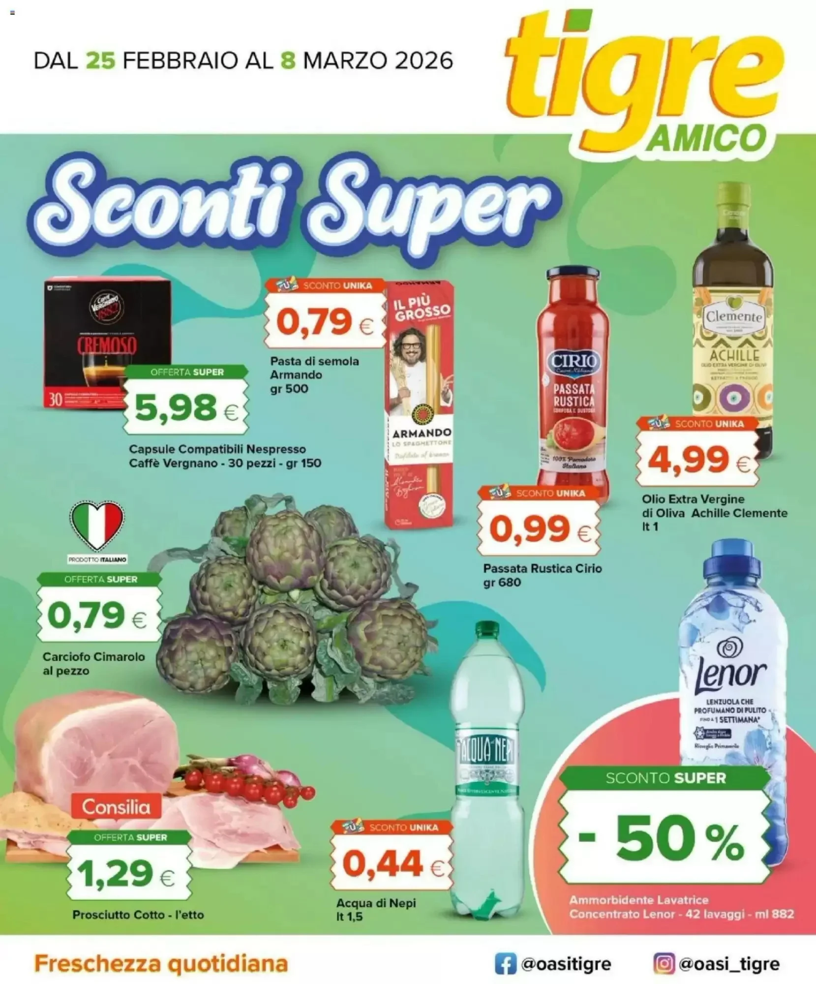 Pagina 1 - Anteprima Nuovo Volantino Tigre amico dal 25 Febbraio al 8 Marzo 2026