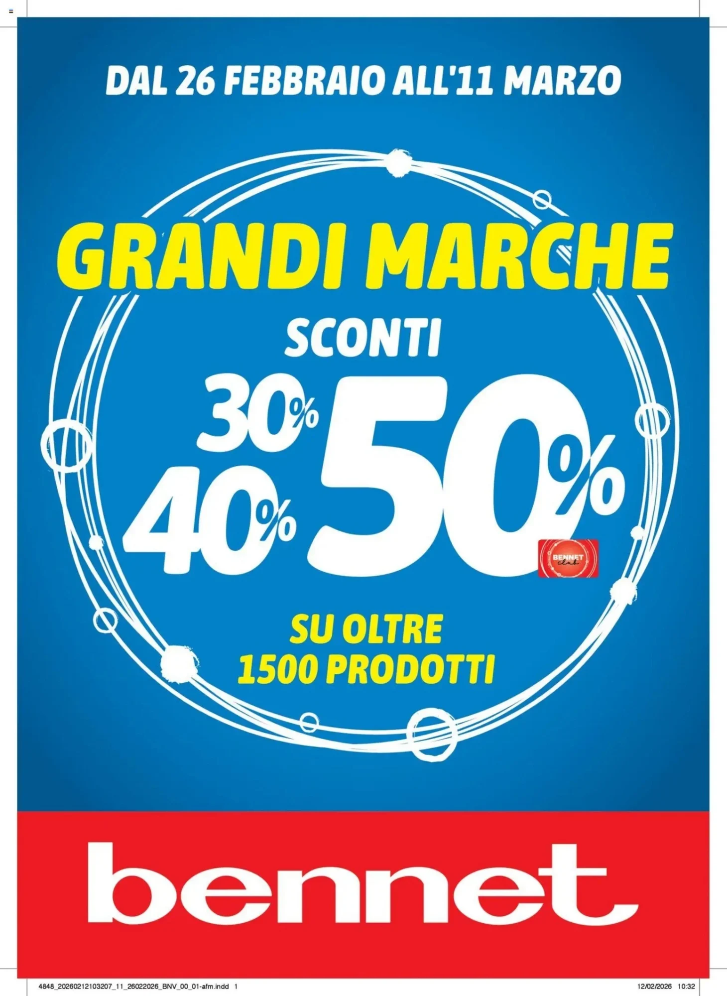 Pagina 1 - Anteprima Nuovo Volantino Bennet dal 26 Febbraio al 11 Marzo 2026