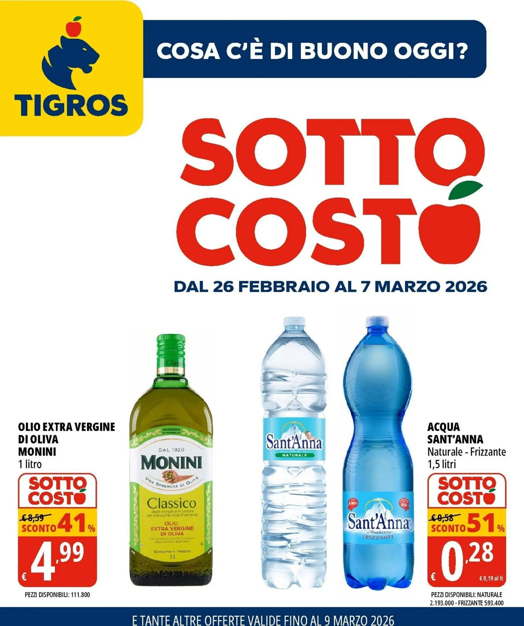 Pagina 1 - Anteprima Nuovo Volantino Tigros dal 26 Febbraio al 7 Marzo 2026