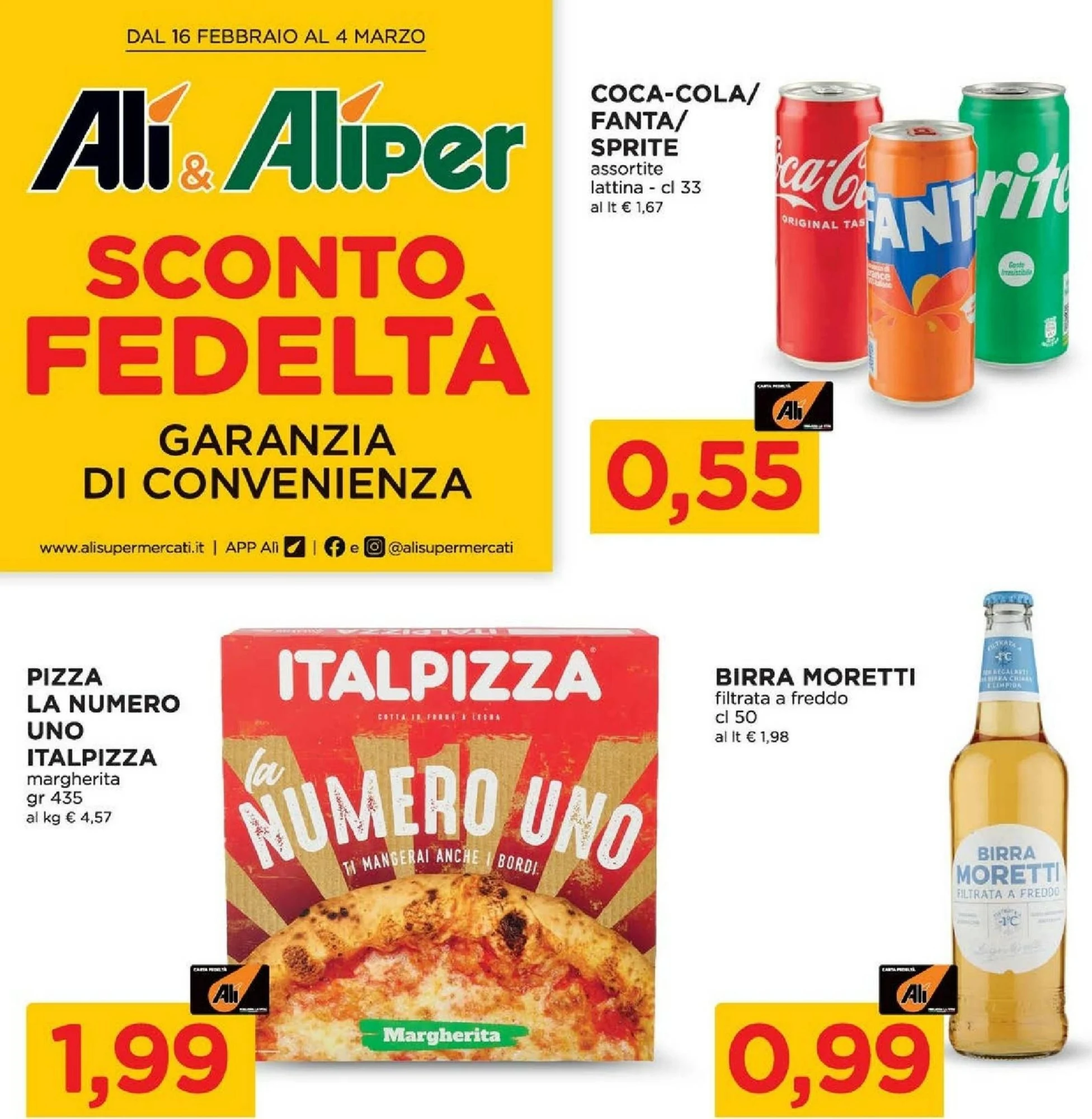 Pagina 1 - Anteprima Nuovo Volantino Ali e Aliper dal 16 Febbraio al 4 Marzo 2026