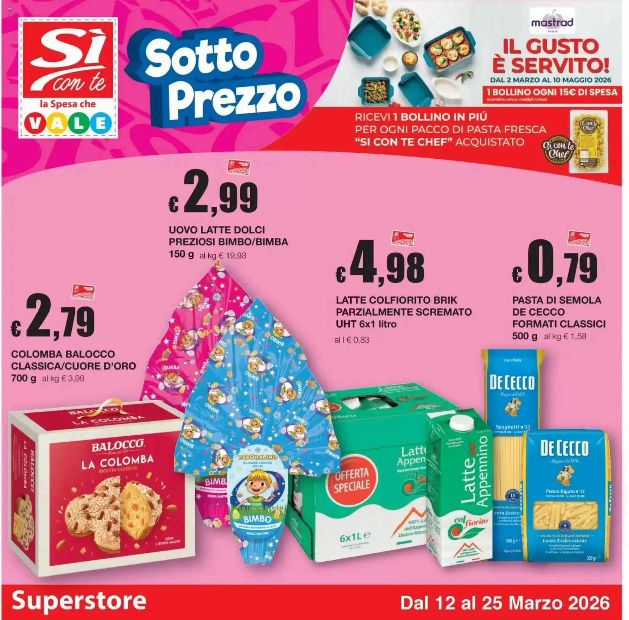 Volantino Si con te supermercato