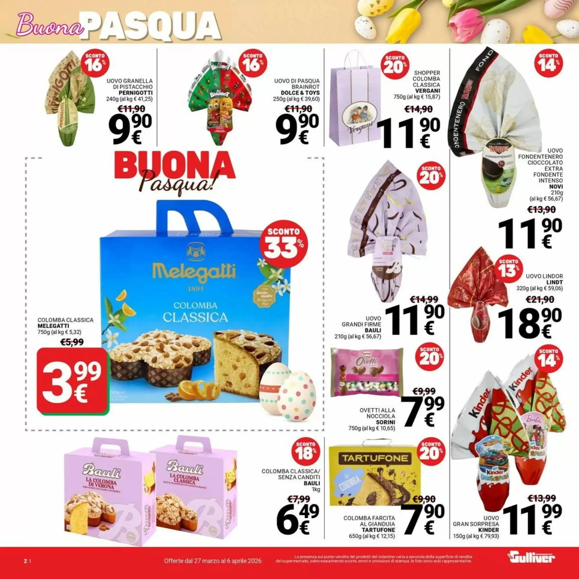 Pagina 2 - Anteprima Volantino Gulliver: Offerte valide dal 27 Marzo al 6 Aprile 2026