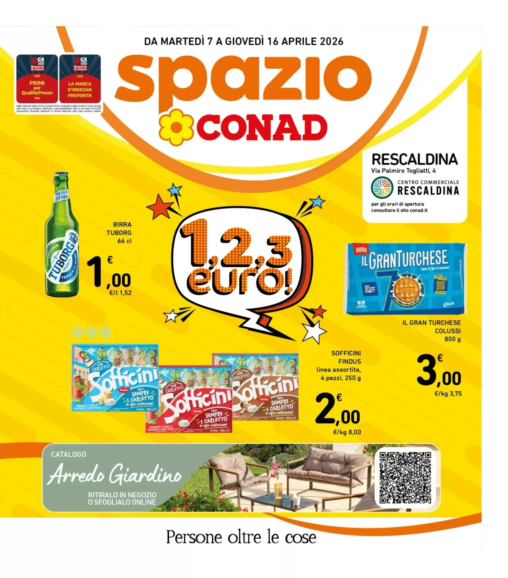 Pagina 1 - Anteprima Volantino Spazio Conad: Offerte valide dal 7 al 16 Aprile 2026